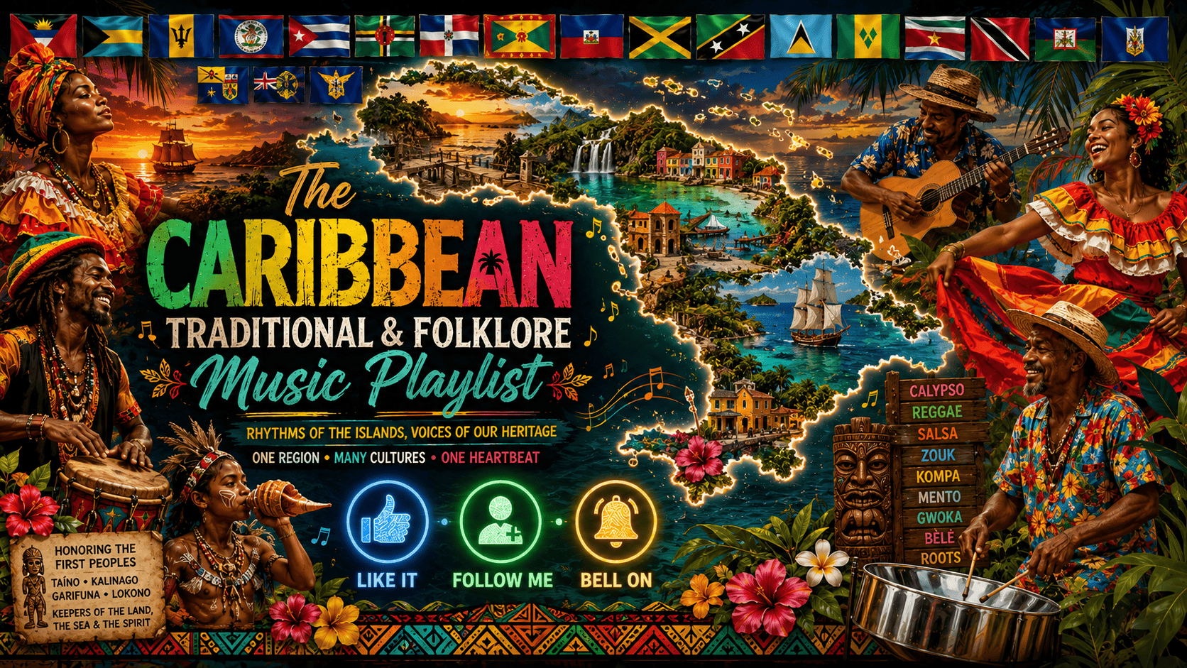 Traditional Folk Music of Caraïbes